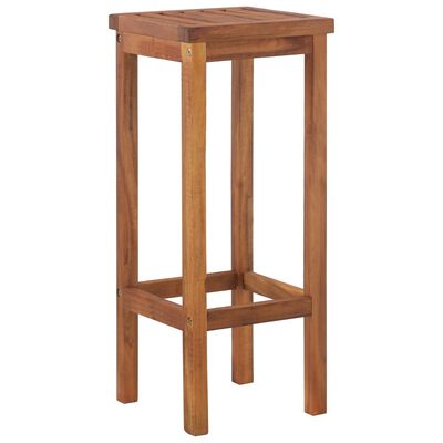 vidaXL Tabourets de bar lot de 2 bois d'acacia massif