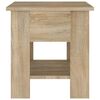 vidaXL Table basse chêne sonoma 40x40x42 cm bois d'ingénierie