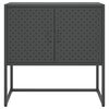vidaXL Buffet Anthracite 75x35x75 cm Acier