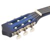 vidaXL Guitare découpée classique occidentale 6 cordes Bleu ombré 38"