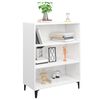 vidaXL Buffet Blanc brillant 69,5x32,5x90 cm Bois d'ing&eacute;nierie