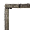 vidaXL Ensemble de bar de jardin 5 pcs gris résine tressée