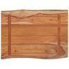 vidaXL Dessus de table 50x40x2,5 cm rectangulaire bois massif d'acacia