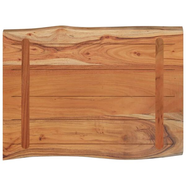 vidaXL Dessus de table 50x40x2,5 cm rectangulaire bois massif d'acacia