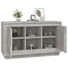 vidaXL Buffet gris béton 102x35x60 cm bois d'ingénierie