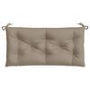 vidaXL Coussin de banc de jardin taupe 100x50x7 cm tissu oxford