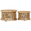 vidaXL Ensemble de tables basses 2 pcs bois de manguier solide