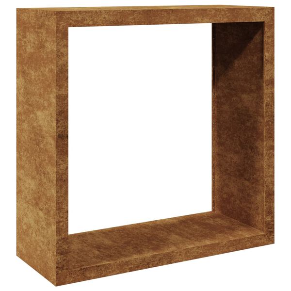 VidaXL Étagère à bois 100x40x100 cm acier résistant aux intempéries