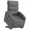 vidaXL Fauteuil inclinable gris fonc&eacute; tissu
