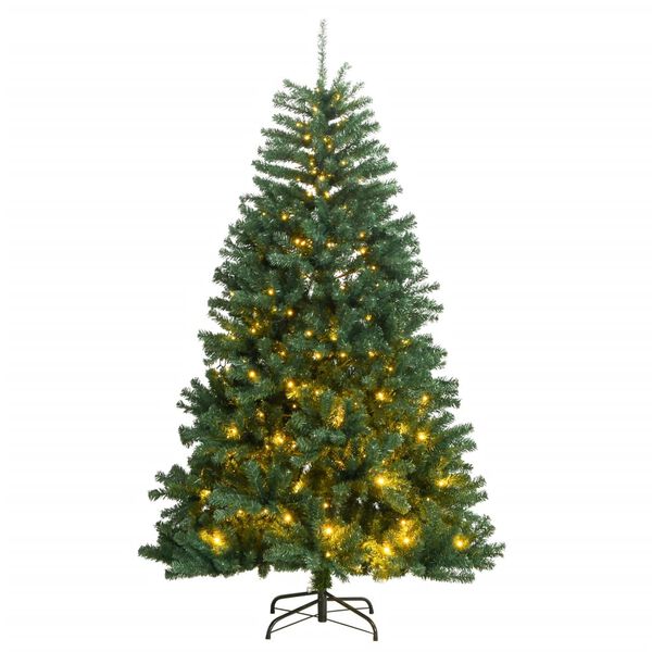 vidaXL Sapin de No&euml;l artificiel articul&eacute; avec 300 LED 240 cm