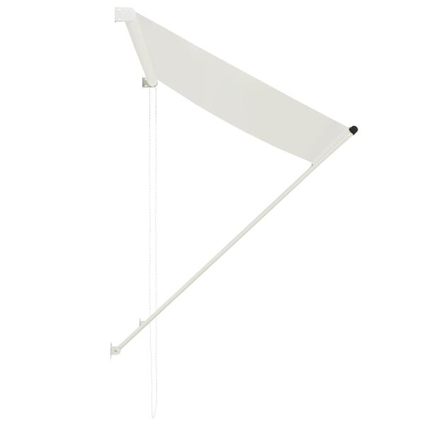 vidaXL Auvent rétractable 150x150 cm Crème
