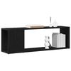 vidaXL Ensemble meuble TV Noir 100 x 24 x 63 cm Bois d'ing&eacute;nierie