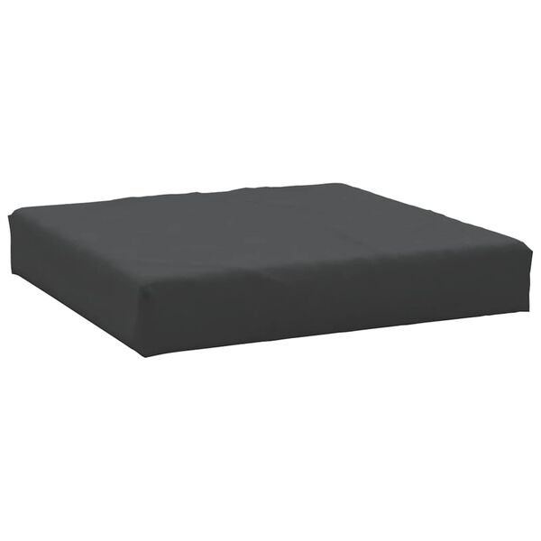 vidaXL Coussin de palette noir 60x60x6 cm tissu oxford
