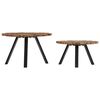 vidaXL Tables basses 2 pcs Bois de r&eacute;cup&eacute;ration massif
