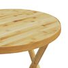 vidaXL Table de jardin pliable &Oslash;55x75 cm bambou