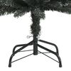 vidaXL Sapin de No&euml;l artificiel mince avec support Vert 120 cm PVC