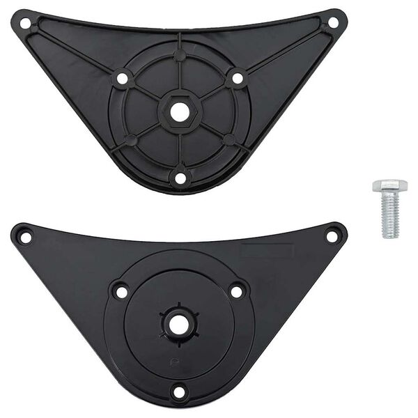 vidaXL 4 pieds de table r&eacute;glables en hauteur Noir 1100 mm