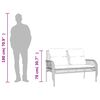vidaXL Salon de jardin avec coussins 4 pcs beige r&eacute;sine tress&eacute;e