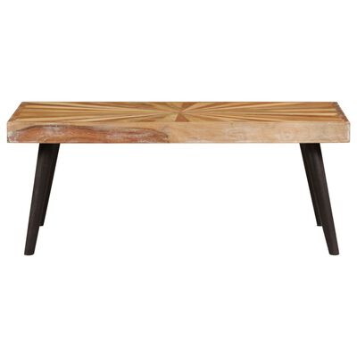 vidaXL Table basse Bois de manguier massif 90x55x36 cm