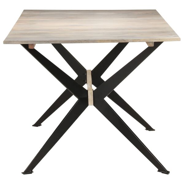 vidaXL Table à manger 180x90x76 cm Bois de manguier massif