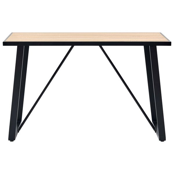 vidaXL Table de salle &agrave; manger Ch&ecirc;ne 120x60x75 cm MDF