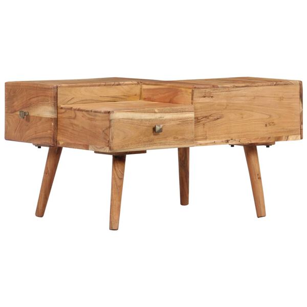 vidaXL Table basse 70x60x42 cm Bois solide d'acacia