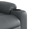 vidaXL Fauteuil de massage inclinable gris similicuir