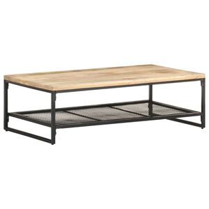 vidaXL Table basse 110x60x35 cm Bois de manguier massif