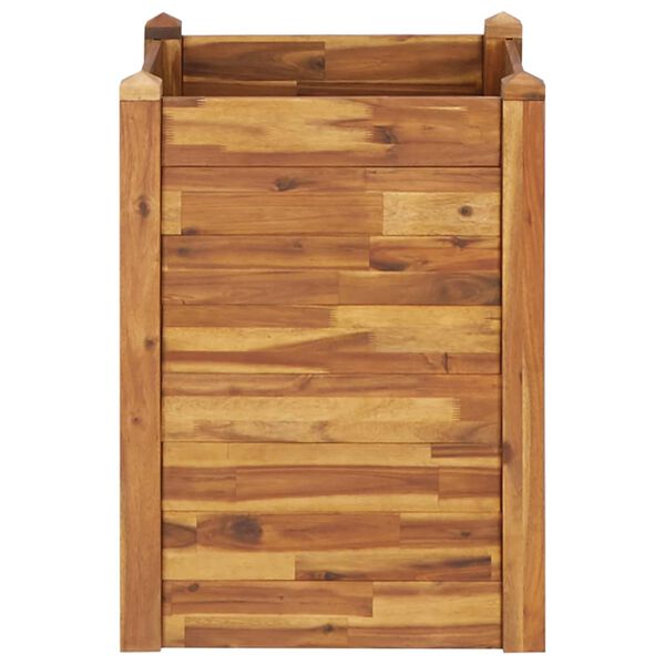 vidaXL Lit sur&eacute;lev&eacute; de jardin 60x60x84 cm Bois massif d'acacia