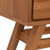 vidaXL Table console 80x30x80 cm Bois de teck solide