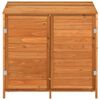vidaXL Remise de jardin Marron 102x52x112 cm Bois de sapin solide