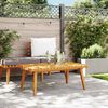 vidaXL Table basse de jardin 90x55x35 cm Bois solide d'acacia