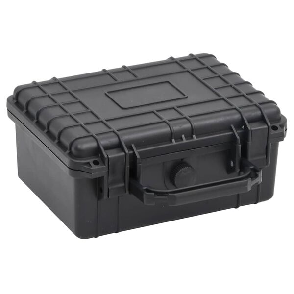 vidaXL Valise de vol portable Noir 24x19x11 cm PP