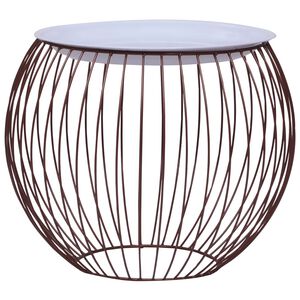 vidaXL Table basse Dor&eacute; &Oslash; 51 cm