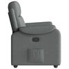 vidaXL Fauteuil inclinable Gris fonc&eacute; Tissu