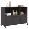 vidaXL Buffet noir 100,5x39x72 cm acier