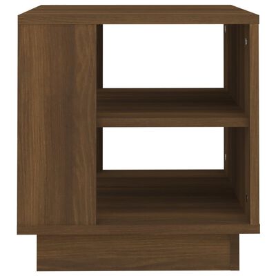 vidaXL Table basse Chêne marron 40x40x43 cm Bois d'ingénierie