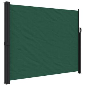vidaXL Auvent lat&eacute;ral r&eacute;tractable vert fonc&eacute; 160x300 cm