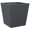 vidaXL Jardinières 2 pcs anthracite 40x40x40 cm acier
