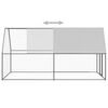 vidaXL Poulailler 2x4x2 m acier galvanis&eacute;