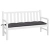 vidaXL Coussin de banc de jardin anthracite 150x50x7 cm tissu oxford