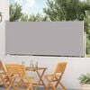 vidaXL Auvent latéral rétractable de patio 120x500 cm Gris