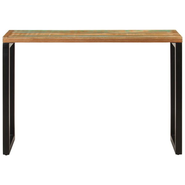 vidaXL Table console 110x35x75 cm bois massif de récupération