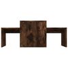 vidaXL Ensemble table basse Chêne fumé 100x48x40 cm Bois d'ingénierie
