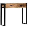 vidaXL Table console 90 x 30 x 75 cm Bois de manguier massif