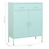 vidaXL Armoire de rangement Vert menthe 80x35x101,5 cm Acier