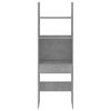vidaXL Biblioth&egrave;que Gris b&eacute;ton 60x35x180 cm Bois d&rsquo;ing&eacute;nierie