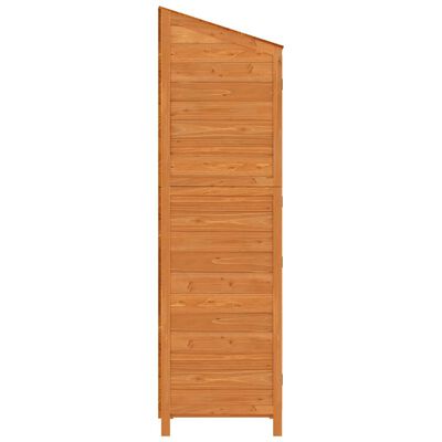 vidaXL Remise de jardin Marron 102x52x174,5 cm Bois de sapin solide