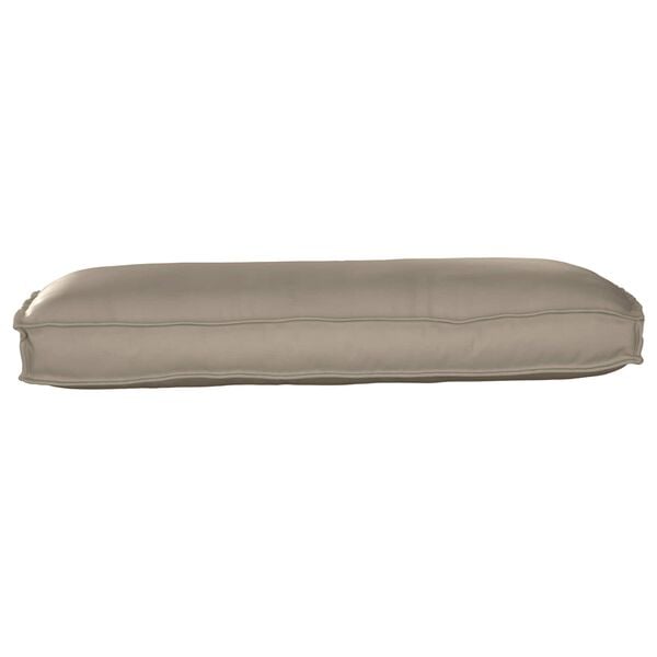 vidaXL Coussin Taupe 120 x 50 x 12 cm Tissu Oxford