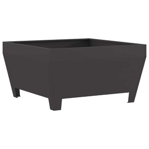vidaXL Braise Noir 80 x 80 x 43 cm Acier